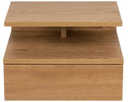 KAMICHI - Wandnachtkastje met 1 lade van hout