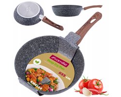 Kamille Diepe Granieten Koekenpan 32cm - Geschikt voor Inductie