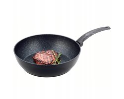 Kamille Diepe Koekenpan Marmor 32cm - Geschikt voor Inductie