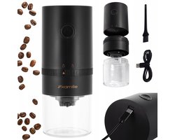 Kamille Elektrische Koffiemolen USB Oplaadbaar - Draadloos & Compact