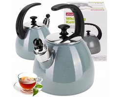 Kamille Gemoute Stalen Ketel 2,5L - Gas & Inductie