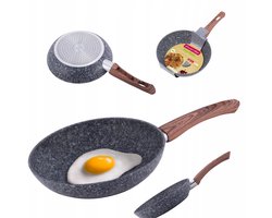 Kamille Granieten Koekenpan 20cm - Geschikt voor Inductie