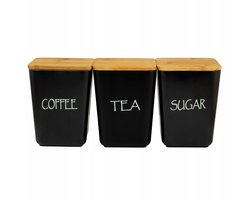 Kamille Keukenset: Koffie-, Thee- & Suikeropslag (3 stuks)