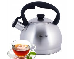 Kamille RVS Fluitketel 2L - Geschikt voor Inductie