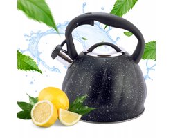 Kamille RVS Waterkoker 3L met Fluitje - Geschikt voor Inductie