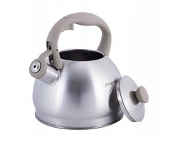 Kamille Traditionele Waterkoker 2L - Zilver - Gas & Inductie