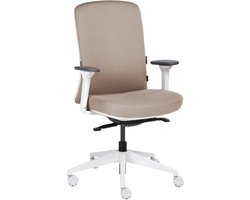 KAMILON - Bureaustoel - Taupe - Stof