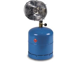 Kampa Glow 2 – Parabolic Heater – Compact – Traploos instelbaar – Voor Campingaz gasflessen - 1400 Watt