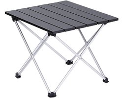 Kampeertafel Klaptafel - Draagbaar Lichtgewicht Aluminium Tafelblad - Verkrijgbaar In 3 Maten - Ideaal Voor Dineren - Snijden - Koken - Picknick - Buiten - Strand - Wandelen - Vissen