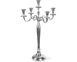Kandelaar Aluminium - Kaarshouder - Elegante Sfeer - 3-in-1 Arm Configuraties - 40-80 cm - Zilver Zwart Wit Goud