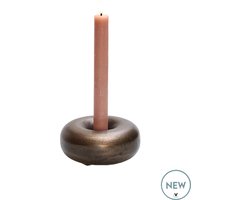Kandelaar Batavo | bronze | Metaal | Ø13 x H3 cm