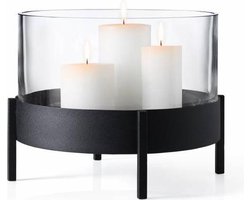 Kandelaar - BLOMUS - windlicht 27cm (65561) - zwart