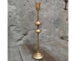 Kandelaar Goud | Woonaccessoires | Woonaccessoire | Swiet Home | Goud | Goudkleurig | Windlicht | Kandelaar | Ronde vorm | Woon | Wonen | Decoratie | Woonaccessoires | Woonaccessoire | Chique | Diner | Dinerkaars | Dinerkaarshouder | Houder | Gold