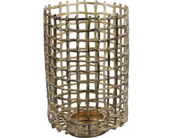 Kandelaar Grid L goud