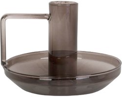 Kandelaar | Kaarsenhouder | Modern Light | Present Time | Chocolate Brown | Bruin