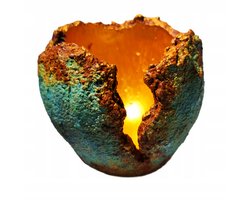 Kandelaar - Kaarshouder - Sfeervolle Lampioen Kaars Ambience-licht Romantiek Grieks Handgemaakte - Sfeerlamp Ø 15 cm - Voor Binnen en Buiten