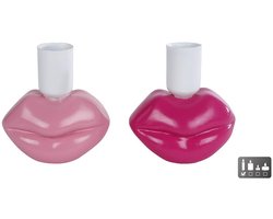 Kandelaar Lips polystone 7x6x7,8cm