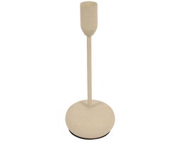 Kandelaar M creme 8x8x20cm