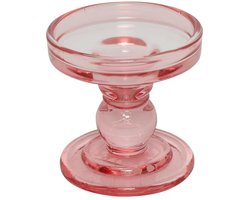 Kandelaar S donker roze 8,5x8,5x8,5cm