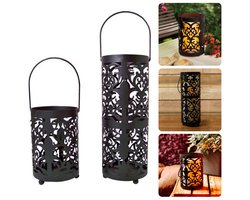 Kandelaar Set - Kaarsenhouder - 2 Stuks - Kaarsenhouders - 15/27cm & 26/37cm - Inclusief EBOOK