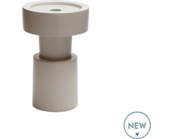 Kandelaar / Vaas Chasico | Small | Beige - Ivory | 3 in 1 | Ø13 x H20 cm