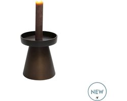 Kandelaar Viedma | Small | Brons | Ø12 x H13 cm