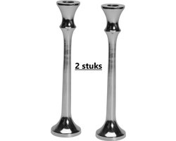 Kanderlaar metaal - Zilver - 2 stuks - 26 cm - Per 2 stuks