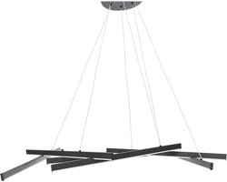 KANDRA - Hanglamp LED - Zwart - Metaal