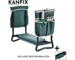 KanFix Kniebankje voor Tuinieren - Kniebank – Tuinkruk – Knielkussen – Kniebeschermer – Kniekussen Tuin – Opvouwbaar