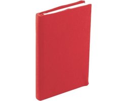 Kangaro boekenkaft - rekbaar - rood - 4 stuks - K-58703