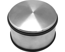 Kangaro deurstopper - metaal chroom - 1800 gram - Ø11 - 7 cm hoog - K-11001