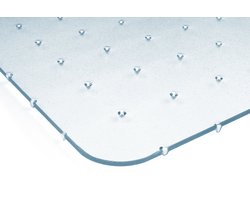 Kangaro vloermat - voor tapijt -  transparant PET - 90 x 120 cm - K-17-0900