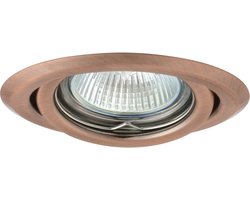 Kanlux ARGUS Inbouwspot Rond Koper Kantelbaar