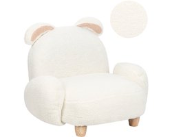 KANNA - Kinderstoel - Gebroken wit - Nepbont