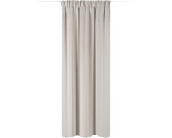 Kant-en-klaar blikdicht gordijn 245 x 140 cm - Voor op gordijnrail - Wasmachinebestendig .