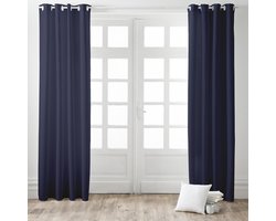 Kant en Klaar Gordijn Donkerblauw - 140cm x 240cm