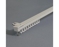 Kant en klare aluminium gordijnrails (U-Rails) 75cm