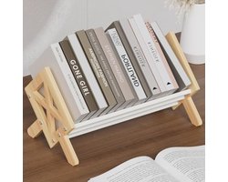 Kantelbare Houten Boekenkast Voor Woonkamer Thuis Kantoor Bureau-organizer Boekenkast Opbergrek Voor Presentatie Van Cd S Tijdschriften Boeken Display - HOUT — voor dagelijks gebruik