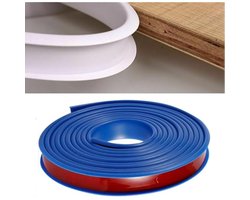 Kantenband, meubelrandafwerking U-vormige TPE-randbeschermingsstrip, kantenband, houten kantenbandstrip, geschikt voor kasten, garderobekasten, tafelbladen en speciale uitsparingen - blauw 5m×20mm