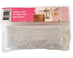 Kantenrand voor Meubels 5 Meter Wit