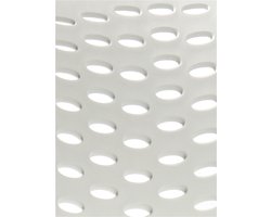 Kantinestoel Flex Frame Wit Zitting Groen