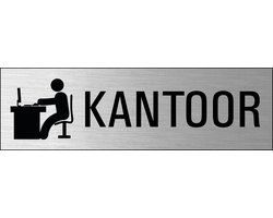 Kantoor deurbordje met zelfklevende strip