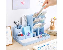 Kantoorbureau, organizer, pennenhouder, bureau, bureau-potloodhouder, organizer, pennenhouder, pennenkoker, bureau-accessoires, kantoorbenodigdheden, organisatiedecoratie