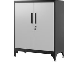 Kantoorkast – 2 deuren – Staal – Grijs