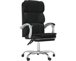 Kantoorstoel | Bureaustoel | Werkstoel | Gamestoel verstelbaar kunstleer zwart