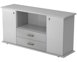 Kapa SB | Dressoir | met deuren + laden Pruim / Wit