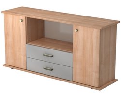 Kapa SB | Dressoir | met deuren + laden Pruim / Wit