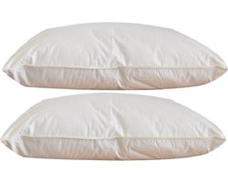 Kapok Hoofdkussen 100% Natuurlijk Materiaal  -60x70 cm-Set van 2stuks