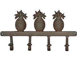 Kapstok 4 haaks ananas gietijzer | Esschert Design