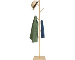 Kapstok boom - 8 haken - 177 x 30 x 30 cm - staand - 3 mogelijke hoogtes